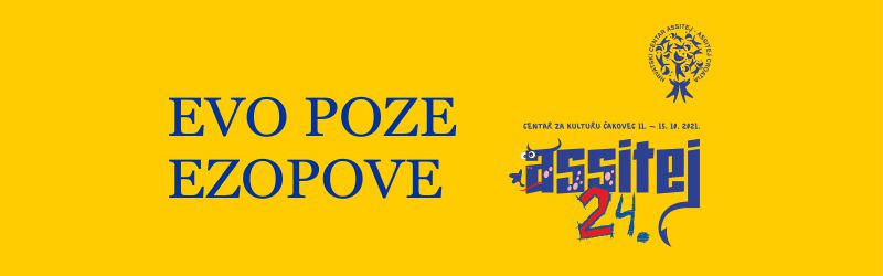EVO POZE EZOPOVE / Umjetnička organizacija kazališna družina “Ivana Brlić  Mažuranić” Slavonski Brod / srijeda 13.10.2021. u 16.00 sati – Mala scena Vinko Lisjak