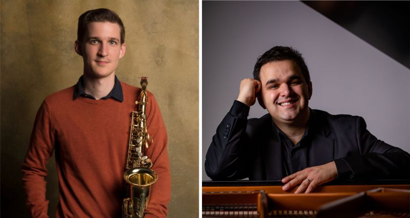 LOVRO MERČEP – saksofon / KREŠIMIR STARČEVIĆ – klavir / koncert / Dvorana Zrinski / Scheier / utorak / 24. listopada 2023. / 19.00 sati