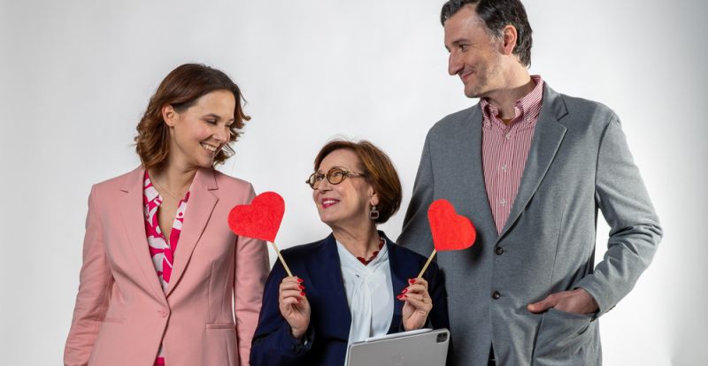 AGENCIJA ZA SREĆU  / romantična komedija Teatra Gavran / Tribina Čakovec četvrtkom / 21. ožujka 2024. / 20 sati