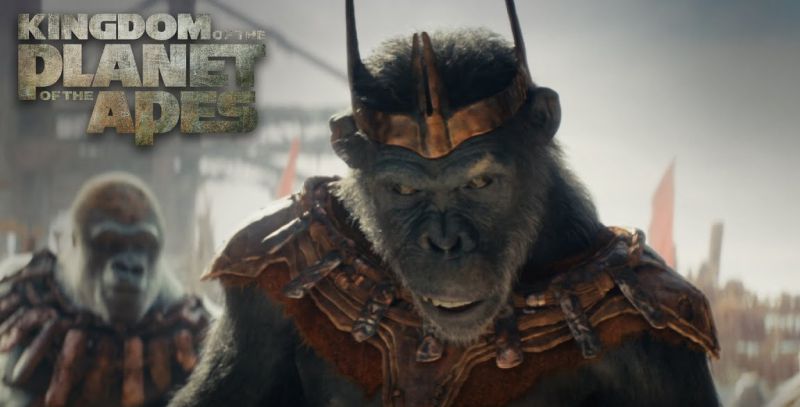 PLANET MAJMUNA: NOVO KRALJEVSTVO / 10. – 12. svibnja 2024. / epska franšiza čija se radnja odvija nakon Cezarove vladavine nekoliko generacija u budućnosti, u kojoj su majmuni dominantna vrsta