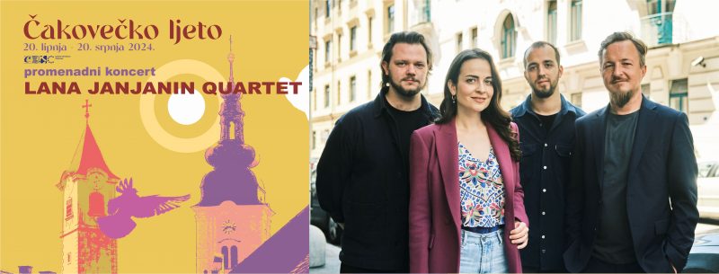 LANA JANJANIN QUARTET / Fontana u Perivoju Zrinski / Čakovečko ljeto 2024.