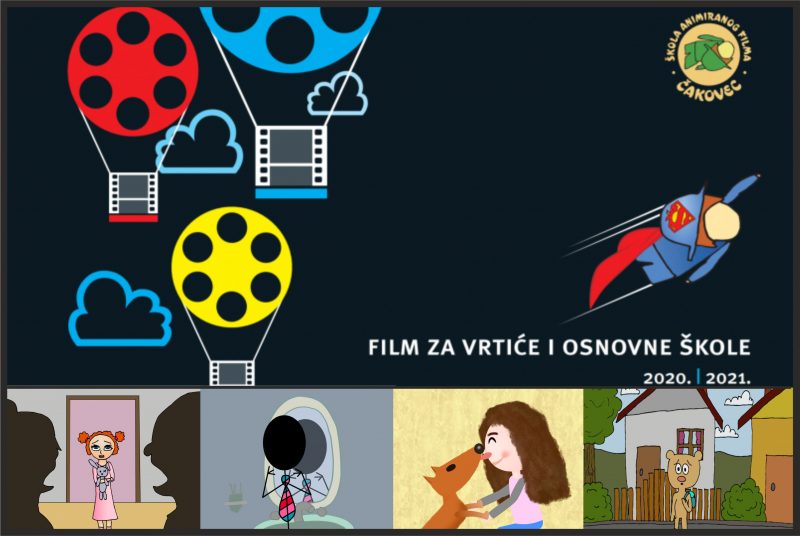 Film za vrtiće i osnovne škole i Škola animiranog filma – online programska knjižica