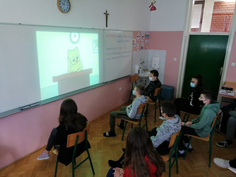 Animirani filmovi “U šumi” i “Ispod maske” u Osnovnoj školi Ivanovec