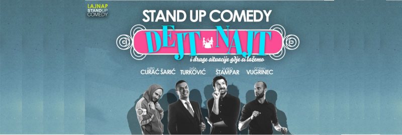 SAMO CRNJACI – by LAJNAP – stand up comedy show – ponedjeljak, 19. travnja 2021. u 20.00 sati