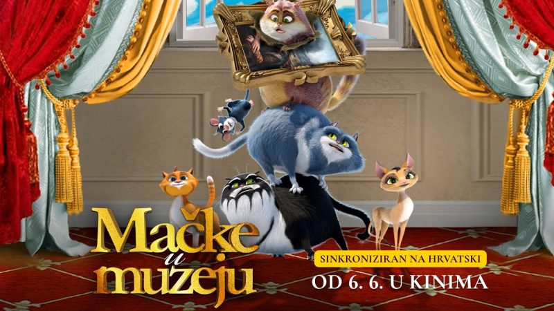 LJETO U MREŽI / ANIMIRANI FILM I RADIONICA / Mačke u muzeju – animirana obiteljska komedija / sinkronizirano / 10. – 11. kolovoza 2024.