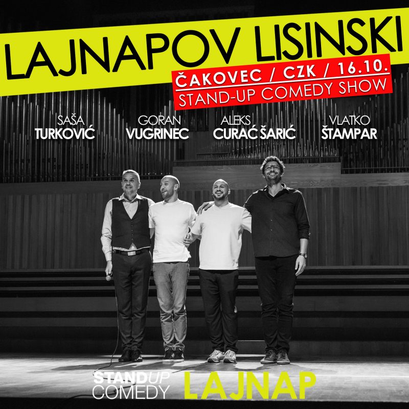 LAJNAPOV LISINSKI – Aleks Curać Šarić, Vlatko Štampar, Saša Turković i Goran Vugrinec / 16. listopada 2024.